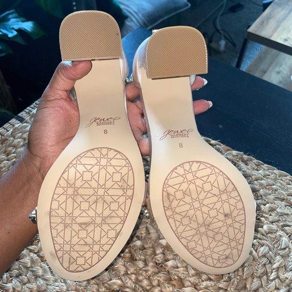 Jewel Badgley Mischka Women's Ornamented Sandal Heeled, bridal wedding guest - Picture 5 of 7